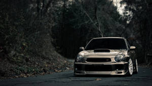 2560 X 1440 Car Silver Bugeye Forest Subaru Wallpaper