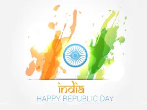 26 January Splattered Colors Republic Holiday Wallpaper