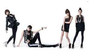 2ne1 Black And White Wallpaper