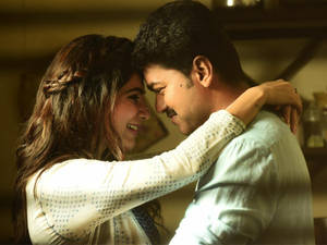 3 Moonu Movie Senthil And Gabriella Wallpaper