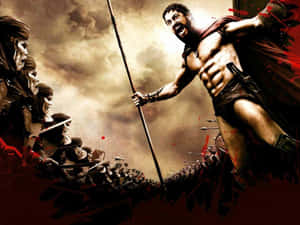 300 Movie With Leonidas And The Crowd Wallpaper
