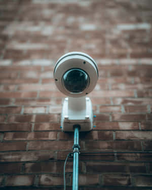 360 Dome Security Camera In Action Wallpaper