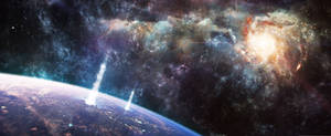 3840x1600 Cosmic Galaxy Outerspace Wallpaper