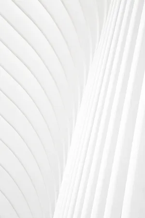 3d All White Lines Wallpaper