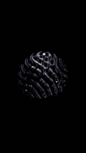 3d Apple Iphone Dark Footprint Wallpaper