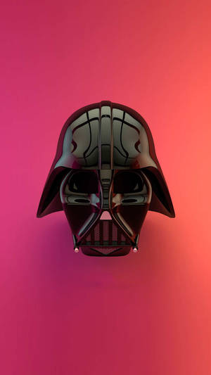 3d Apple Iphone Darth Vader's Helmet Wallpaper