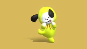 3d Chimmy Bt21 In Brown Wallpaper