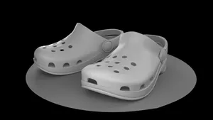 3d Crocs Clogs Artwork Wallpaper