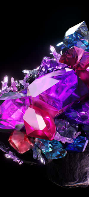 3d Graphic Gemstone Art Wallpaper