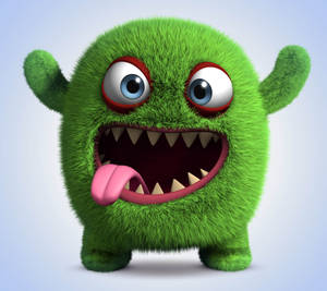 3d Green Monster Image Wallpaper