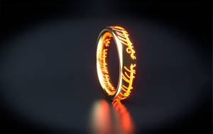 3d Hd Glowing Ring Wallpaper