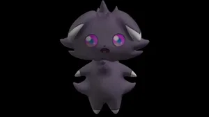 3d Illustration Of A Gray Espurr Wallpaper