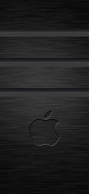 3d Iphone Engraved Apple Logo Wallpaper