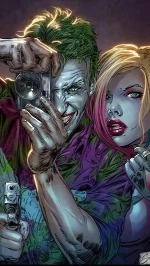 3d Joker Iphone Harley Quinn Camera Wallpaper
