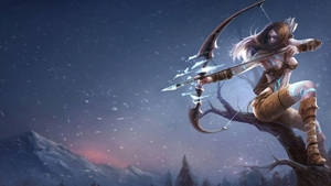 3d League Of Legends Archer Wallpaper