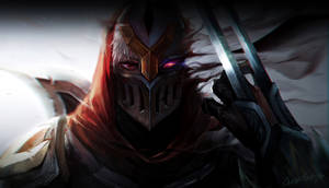 3d League Of Legends Champion, Zed Wallpaper