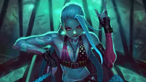3d League Of Legends The Loose Cannon Character Wallpaper