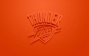 3d Orange Oklahoma City Thunder Wallpaper