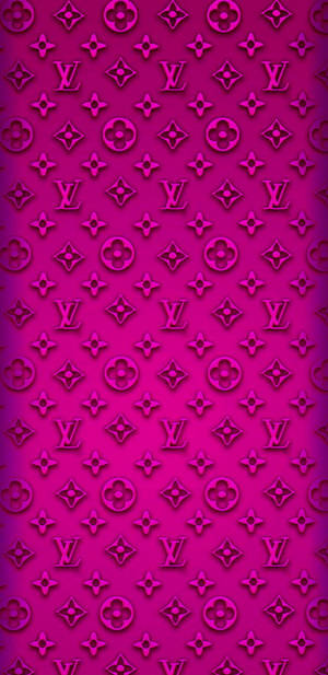 3d Radiant Pink Louis Vuitton Phone Wallpaper