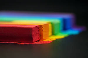 3d Rainbow Bars Pride Wallpaper