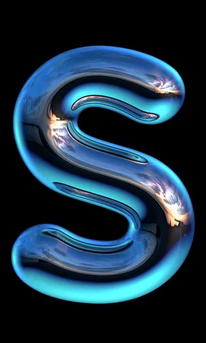 3d S Alphabet Wallpaper