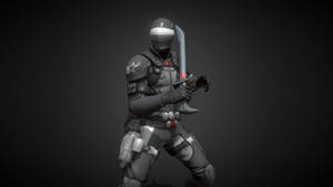 3d Snake Eyes In Gray Wallpaper