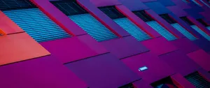 4d Ultra Hd Vaporwave Panels Wallpaper