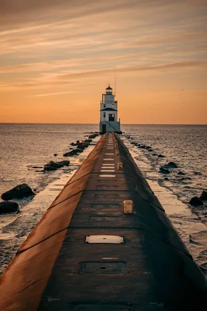 4k Android Lighthouse Wallpaper