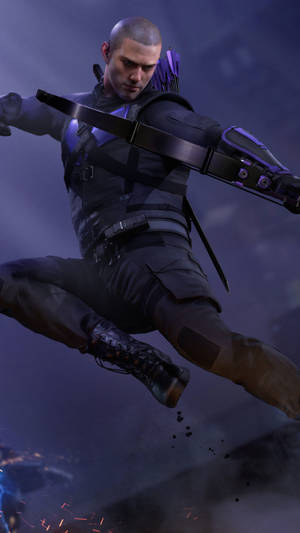 4k Avengers Hawkeye 3d Wallpaper