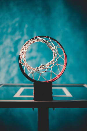 4k Basketball Under The Ring Wallpaper