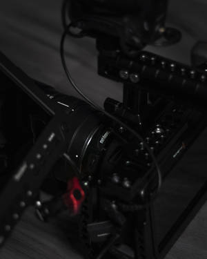 4k Black Camera Equipment Wallpaper