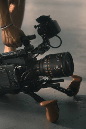 4k Black Video Production Equipment Wallpaper