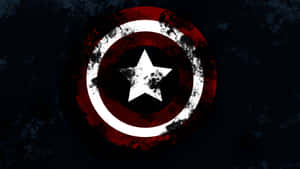 4k Captain America Shield Covered In Black Smoke Wallpaper