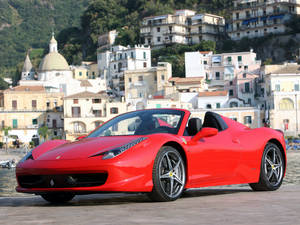 4k Ferrari 2012 Spider Wallpaper