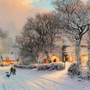 4k Ipad Winter Art Wallpaper