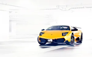 4k Lamborghini Murcielago Giallo Orion Wallpaper