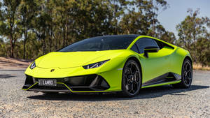 4k Laptop Car Verde Shock Lamborghini Wallpaper