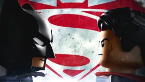 4k Lego Batman Vs. Superman Wallpaper