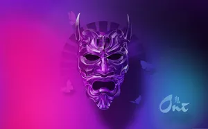 4k Mask Oni Devil Wallpaper