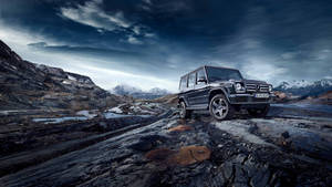 4k Mercedes G Class In Mountain Wallpaper