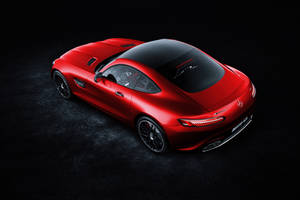 4k Mercedes Gt-class Red Wallpaper