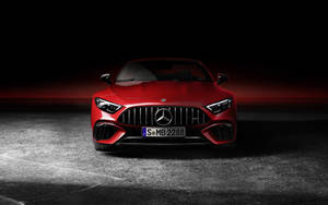 4k Mercedes Red Wallpaper