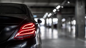 4k Mercedes Tail Light Wallpaper