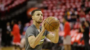 4k Nba Steph Curry Practice Wallpaper