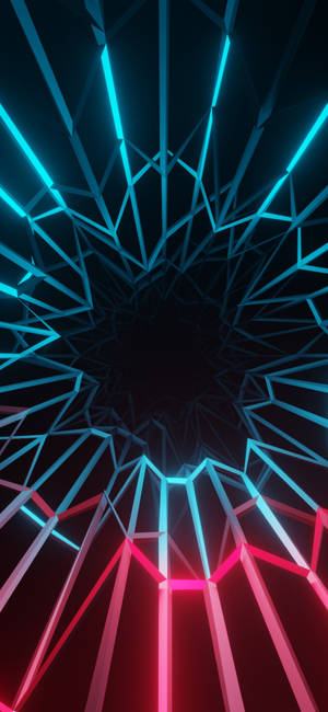 4k Neon Iphone Electric Post Wallpaper