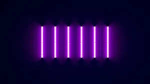 4k Neon Lines Wallpaper