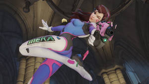 4k Overwatch Cute D.va Wallpaper