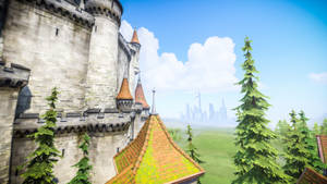 4k Overwatch Eichenwalde Castle View Wallpaper