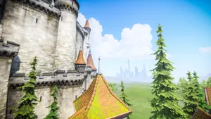 4k Overwatch Eichenwalde Castle View Wallpaper