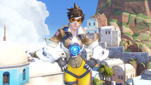 4k Overwatch Tracer Classic Skin Wallpaper